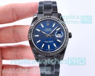 DR Factory Swiss Rolex BLAKEN Datejust II 41 mm Watches Blue Dial